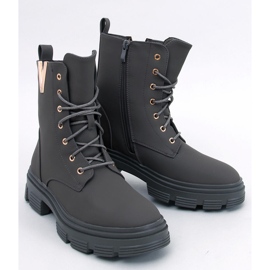 Stivaletti stringati militari Clend Khaki verde 1