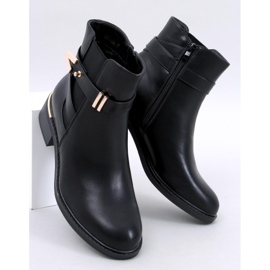 Stivaletti Chelsea Gavins in PU nero 1