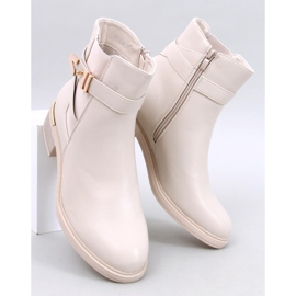 Stivaletti Chelsea Gavins in PU beige 1