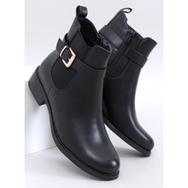 Saroni Stivaletti Chelsea classici da donna neri nero 1