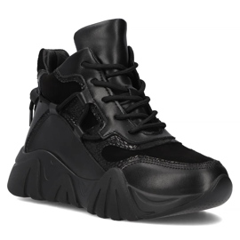 Filippo DBT6367/24 Stivali platform in pelle Bk, neri nero 1