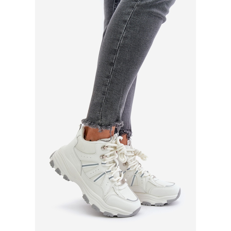 Scarpe da ginnastica isolanti da donna Big Star OO274A161 Bianco bianca 2