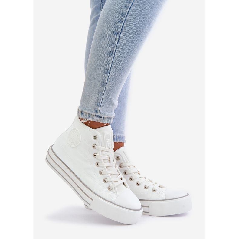 Big Star Sneakers isolanti da donna su piattaforma OO274A473 Bianco 1