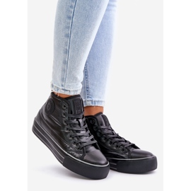 Big Star Sneakers da donna isolate su piattaforma OO274A471 Nero 1