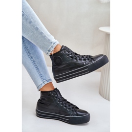 Big Star Sneakers da donna isolate su piattaforma OO274A471 Nero 2