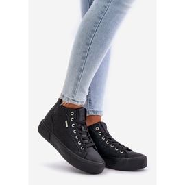 Sneakers da donna isolanti con cuciture Big Star OO274A480 Nero 1