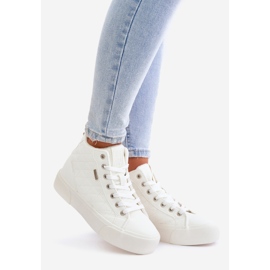 Sneakers isolanti da donna con cuciture Big Star OO274A479 Bianco 1