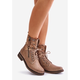 Stivali Worker da donna Perfecto Beige Scuro 1