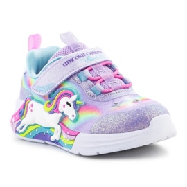 Scarpe Skechers S-Lights Unicorn Chaser da ragazza 302298N-LVMT viola 1