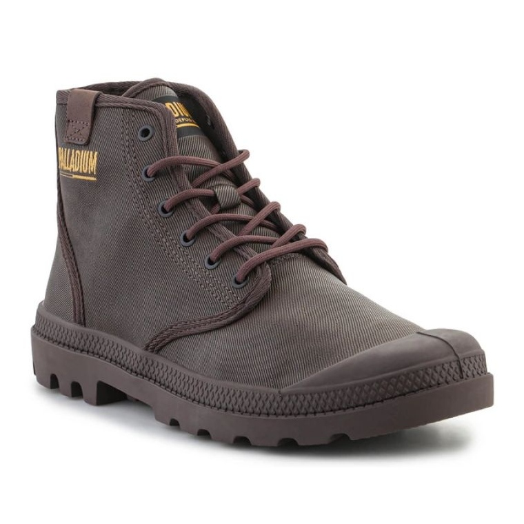 Scarpe Palladium Pampa Hi Coated U 74375-249-M Cacao scuro marrone 1