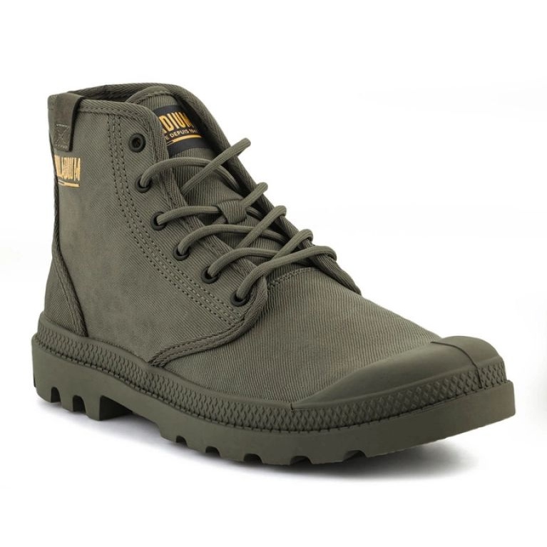 Palladium Pampa Hi Coated U 74375-377-M Scarpe verde scuro 1