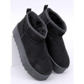 Doposci corti Emus sulla piattaforma Morris Black nero 1