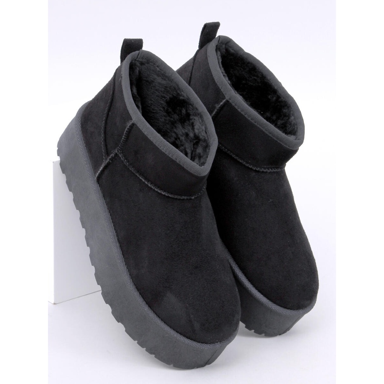 Doposci corti Emus sulla piattaforma Morris Black nero 1