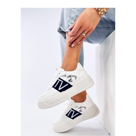 Sneaker con plateau Sterry Bianco Nero - Inello bianca 1