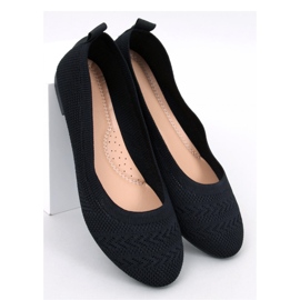 Newey Ballerine nere in maglia - Inello nero 1