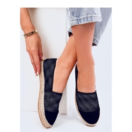Espadrillas Alika nere da donna - Inello nero 1