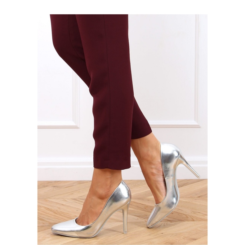 Tacchi alti argento da donna LE081P Argento - Inello 1