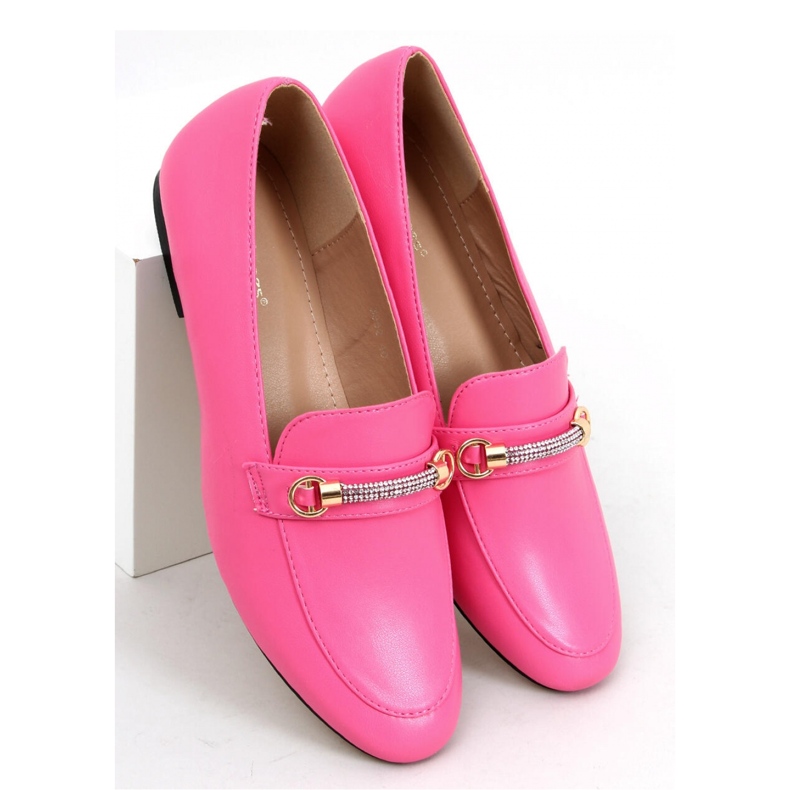 Mocassini da donna Gessa Fucsia - Inello rosa 1