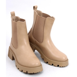 Stivaletti Chelsea alti Rumer Khaki - Inello beige 1