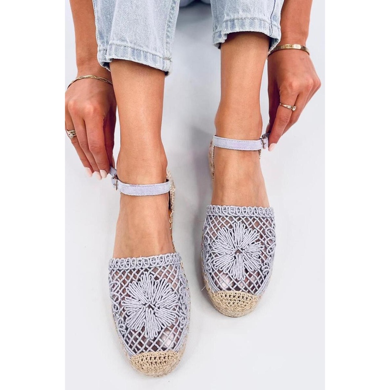 Sandali espadrillas traforati Premat Viola - Inello 1