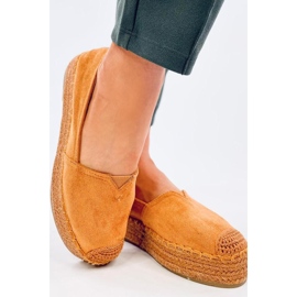 Espadrillas con suola spessa Poulain Camel - Inello marrone 2