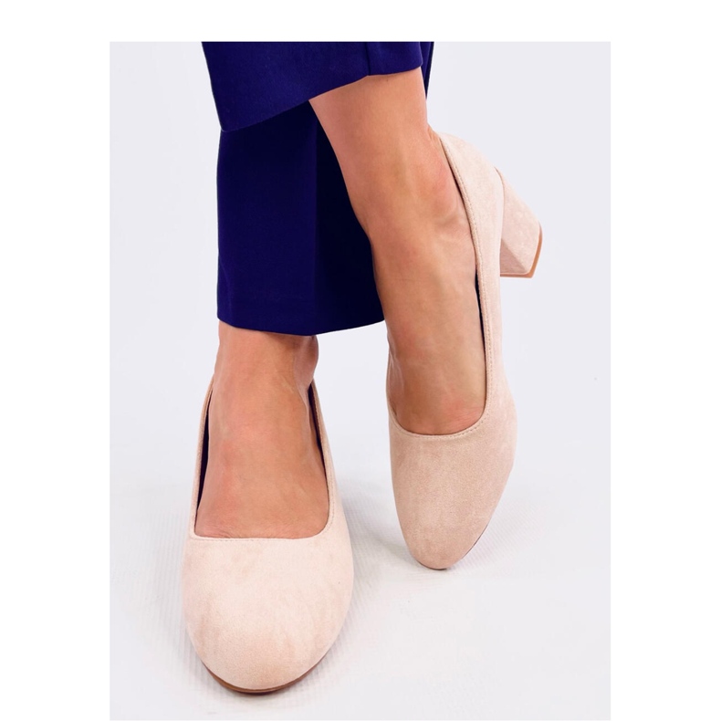 Décolleté con tacco comode Fredette Beige - Inello 1