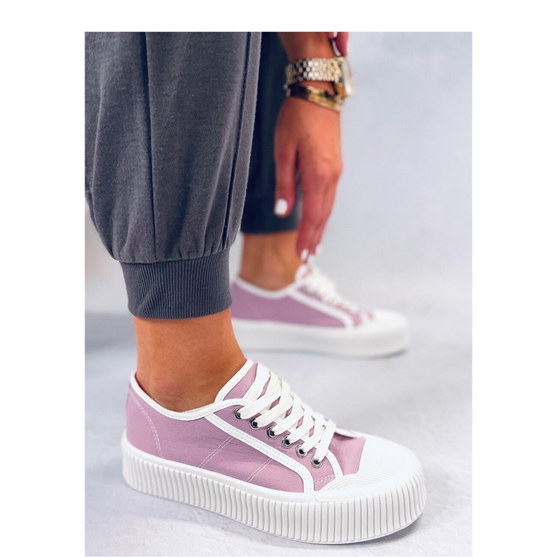 Dors Purple Sneakers con plateau da donna - Inello viola 1