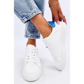 Sneakers da donna Minar di colore blu bianco 1