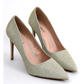 Scarpe con tacco opalescenti Anabelle LT.GOLD da donna - Inello giallo 1
