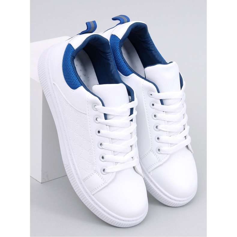 Sneakers da donna BIANCO/BLU REALE bianca 1