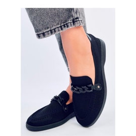 Mocassini neri traforati nero 1