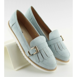 Mocassini blu da donna 1