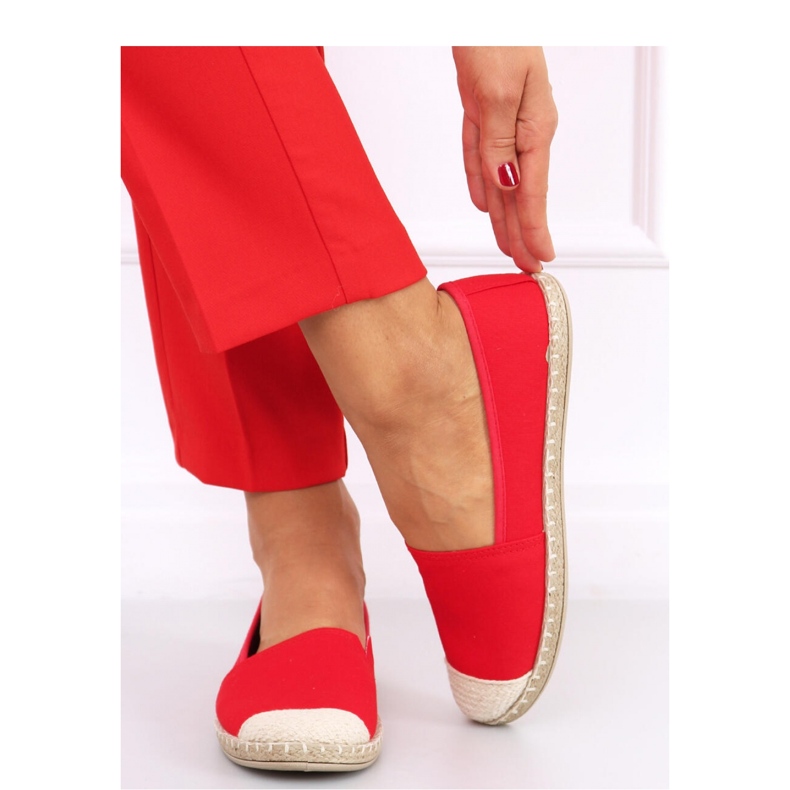 Espadrillas da donna Rosse rosso 1