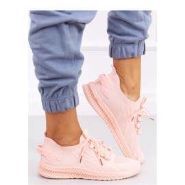Scarpe sportive a calzino rosa 2