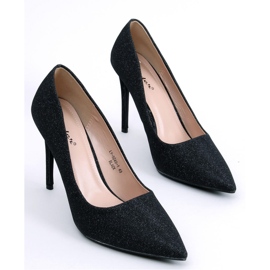 Spille nere iridescenti da donna nero 1