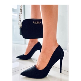 Spille nere iridescenti da donna nero 2