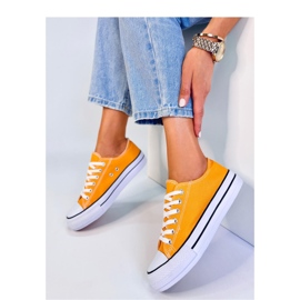 Sneakers gialle classiche da donna giallo 1
