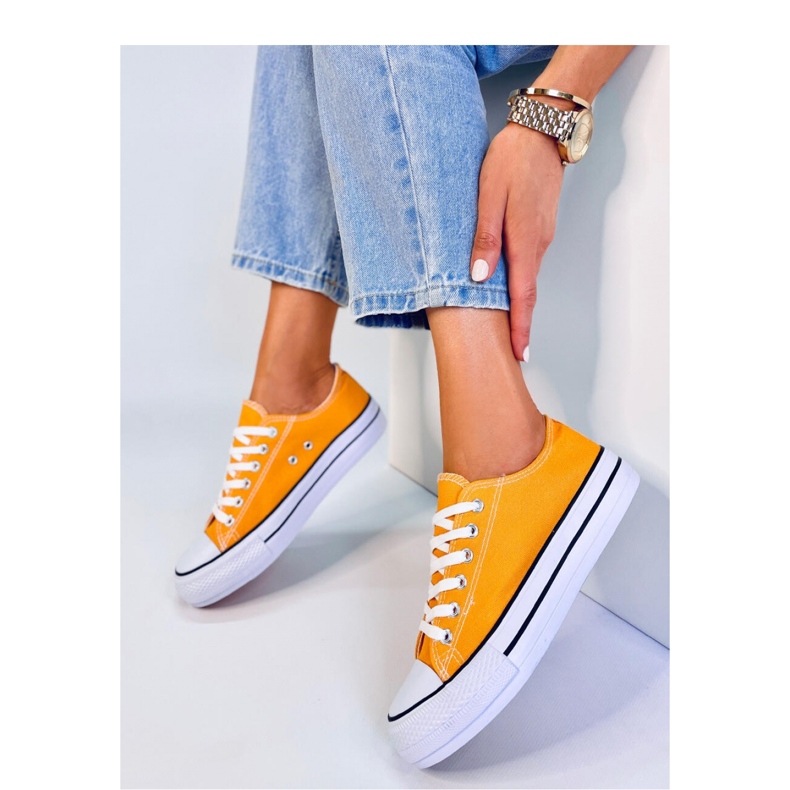 Sneakers gialle classiche da donna giallo 1