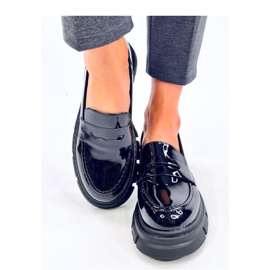 Gladieu Mocassini in vernice nera - Inello nero 2