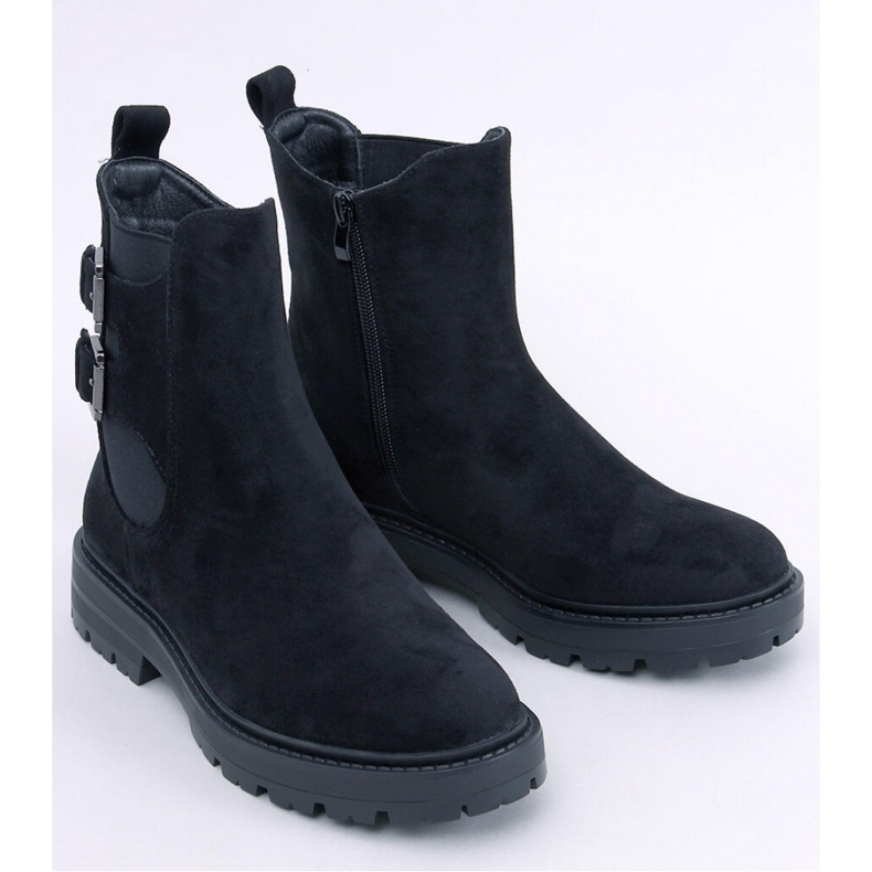 Stivaletti Chelsea in camoscio nero 1