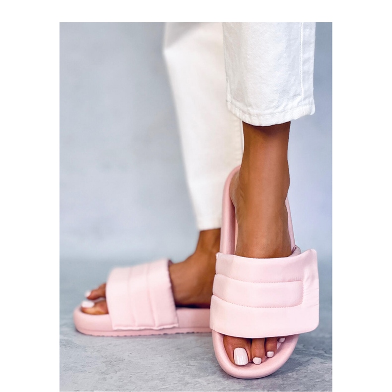 Infradito in nylon rosa 1