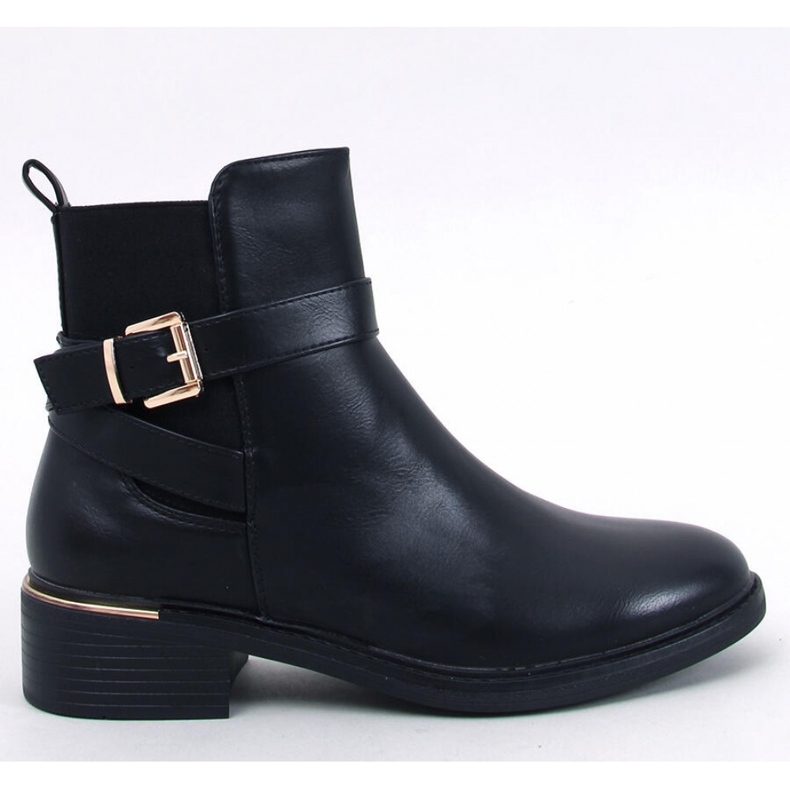Stivaletti Chelsea classici con fibbia Cowans Nero - Inello 1