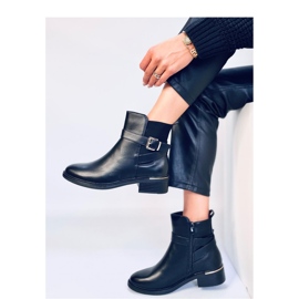 Stivaletti Chelsea classici con fibbia Cowans Nero - Inello 2