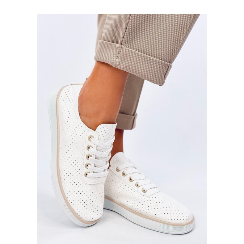 Scarpe da ginnastica traforate bianca 1