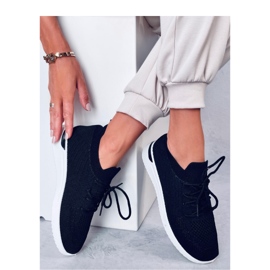 Scarpe sportive a calzino nero 2