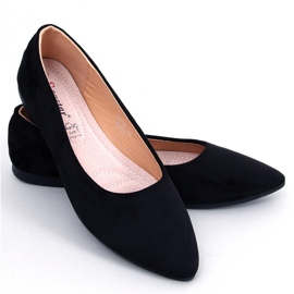 Ballerine con inserto in pelle Keys Black - Inello nero 1