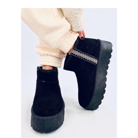 Doposci corti sulla piattaforma Weyan Black - Inello nero 2