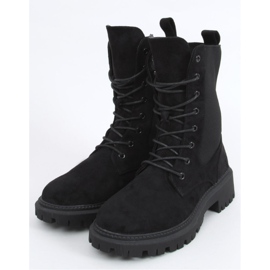 Stivali militari con tomaia a calzino Nevada Black - Inello nero 1