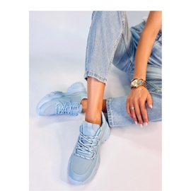 Bains Sneakers con zeppa blu - Inello 2