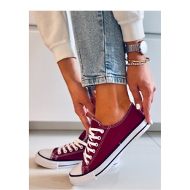 Sneaker da donna Classic Wine rosso 1